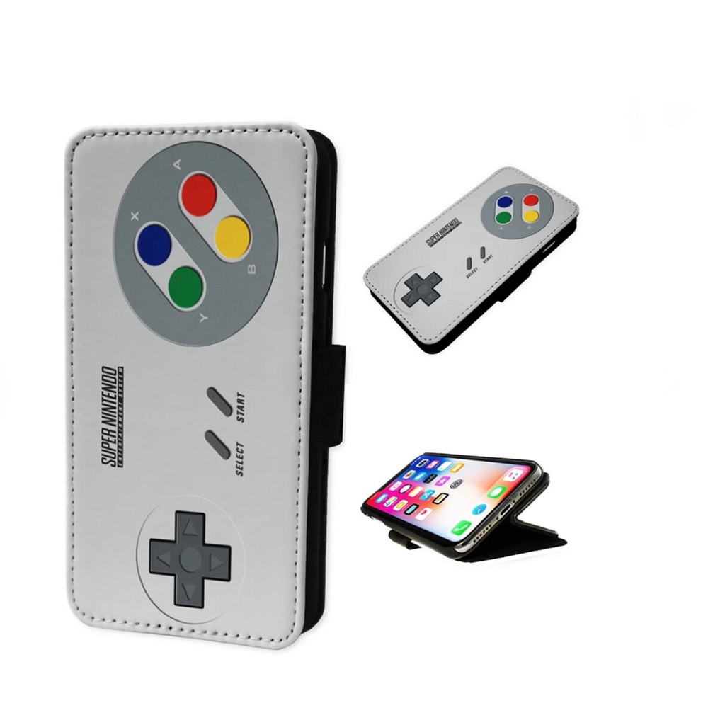 Super Nintendo Controller Classic SNES Gamer Video Game Wallet iPhone 7/8 Case
